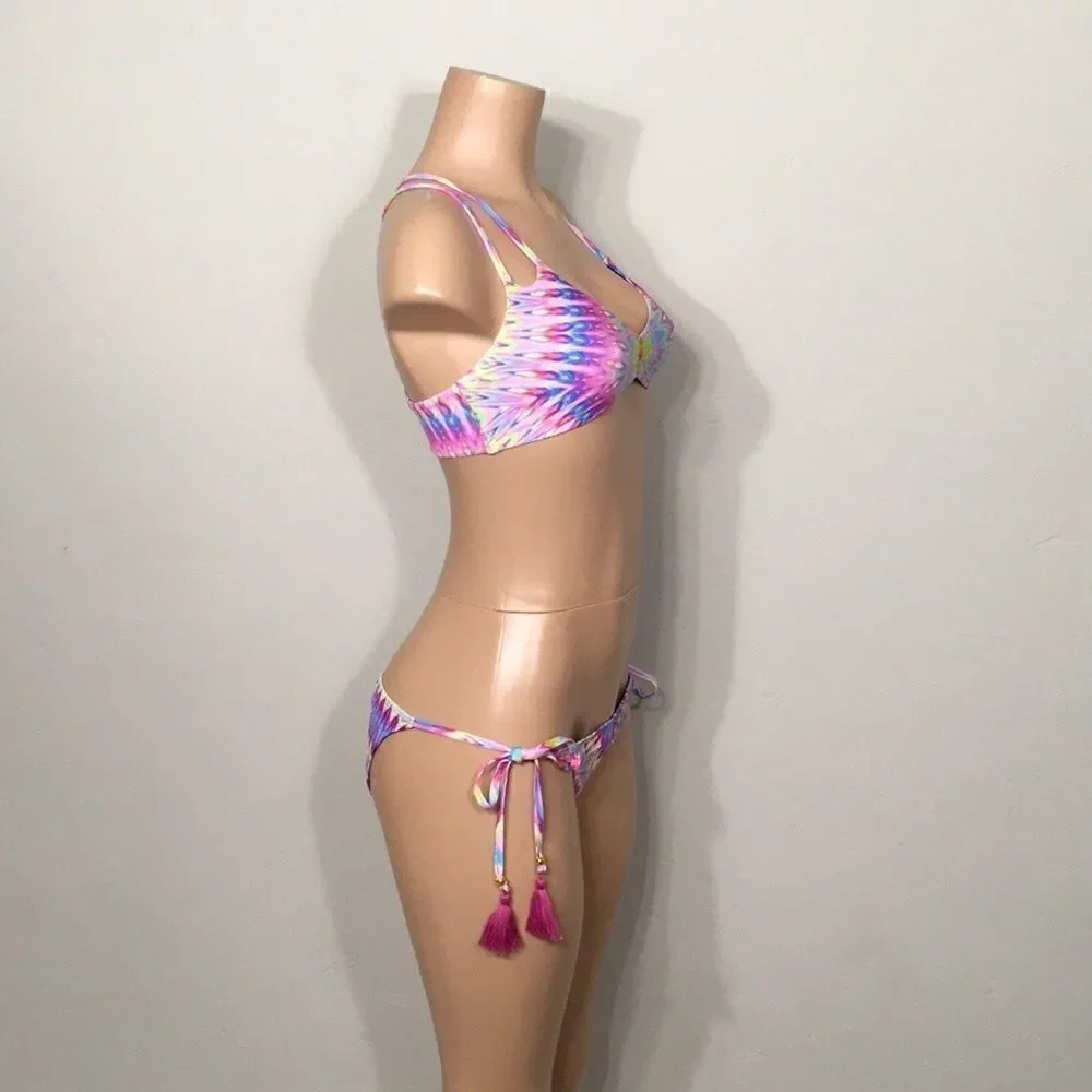PILYQ Modeea bikini with reversible top. S-top/M-bottom. NWT